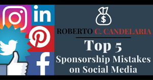 sponsorship and social media mistakes