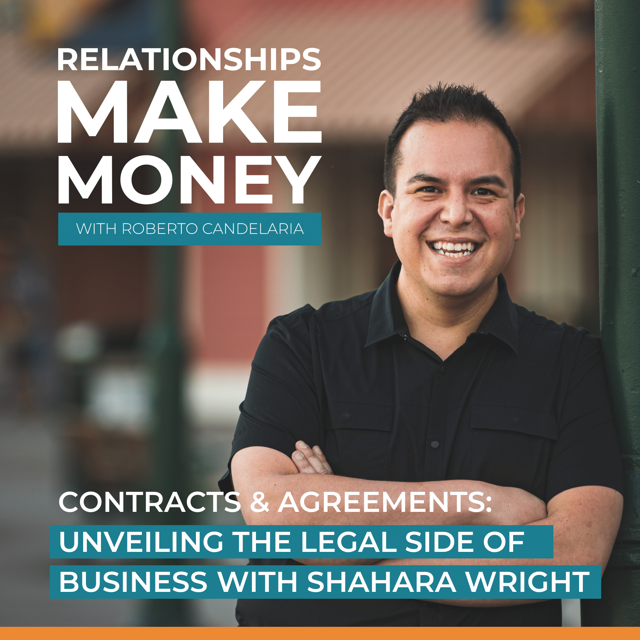 Podcast Cover - Relationships Make Money Podcast - Ep 22 -Contracts & Agreements: Unveiling the Legal Side of Business with Shahara Wright